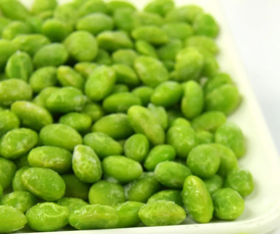 
bulk packing frozen peeled edamame 