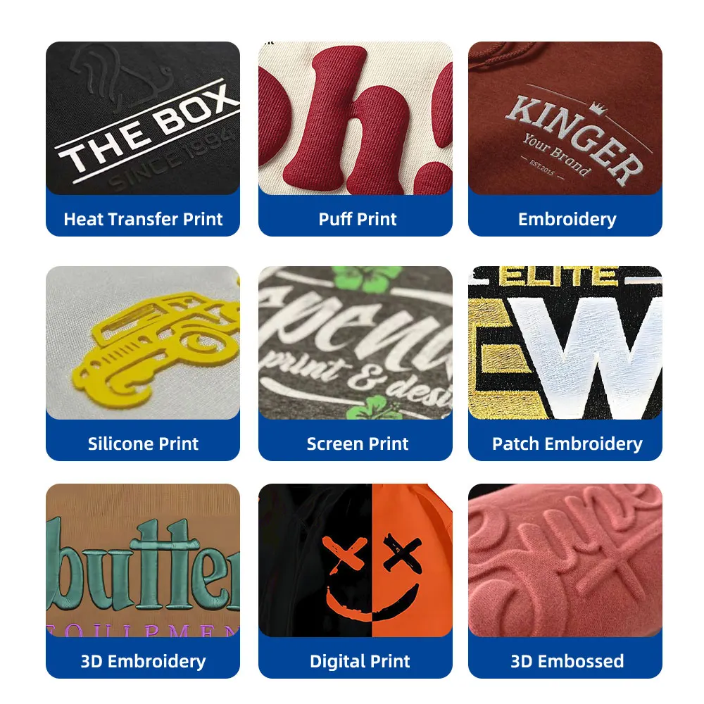 Custom Logo Puff Printed Blank Plain Oversized Knitted Graphic Loose Fitting Cotton Tshirt For Men