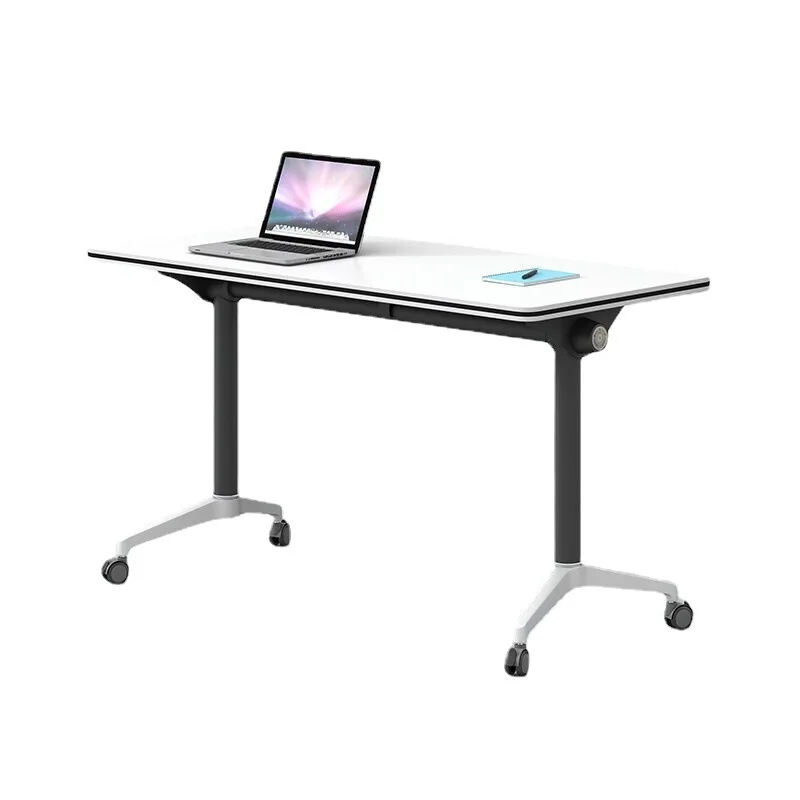 Multi-Functional Folding And Mobile Training Desk Can Be Spliced Desk Long Chair Combination Staff Conference Desk