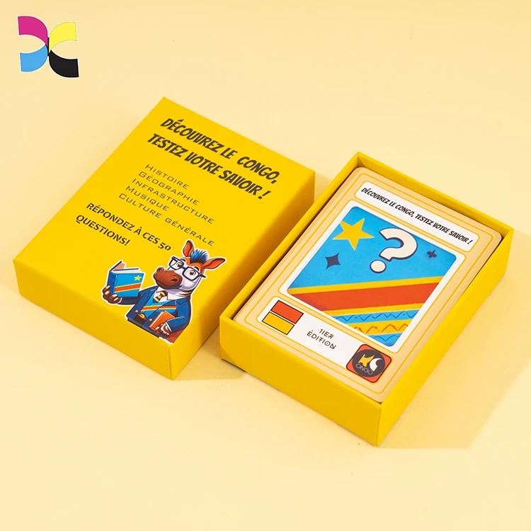 Customized Adult Card Game Manufacturer Playing Couple Game Card Custom Question Card Game