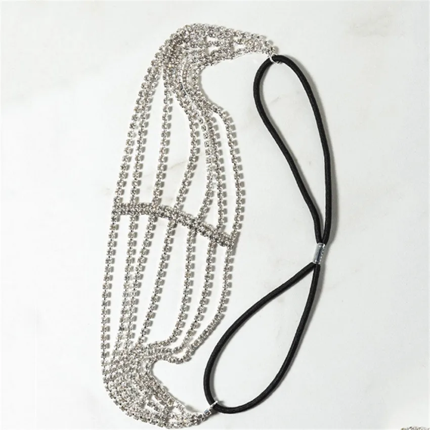 
Bridal Headgear Hair Accessories Ladies Fashion Rhinestone Headband 