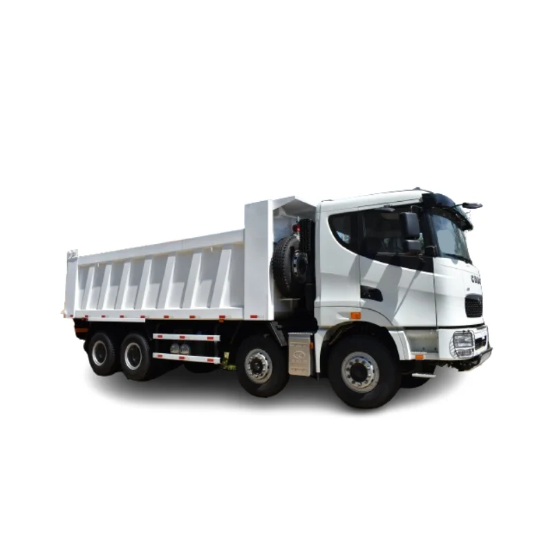 High security and high efficiency CAMC H9 8x4 flat top dump Euro 2-6 Diesel energy truck