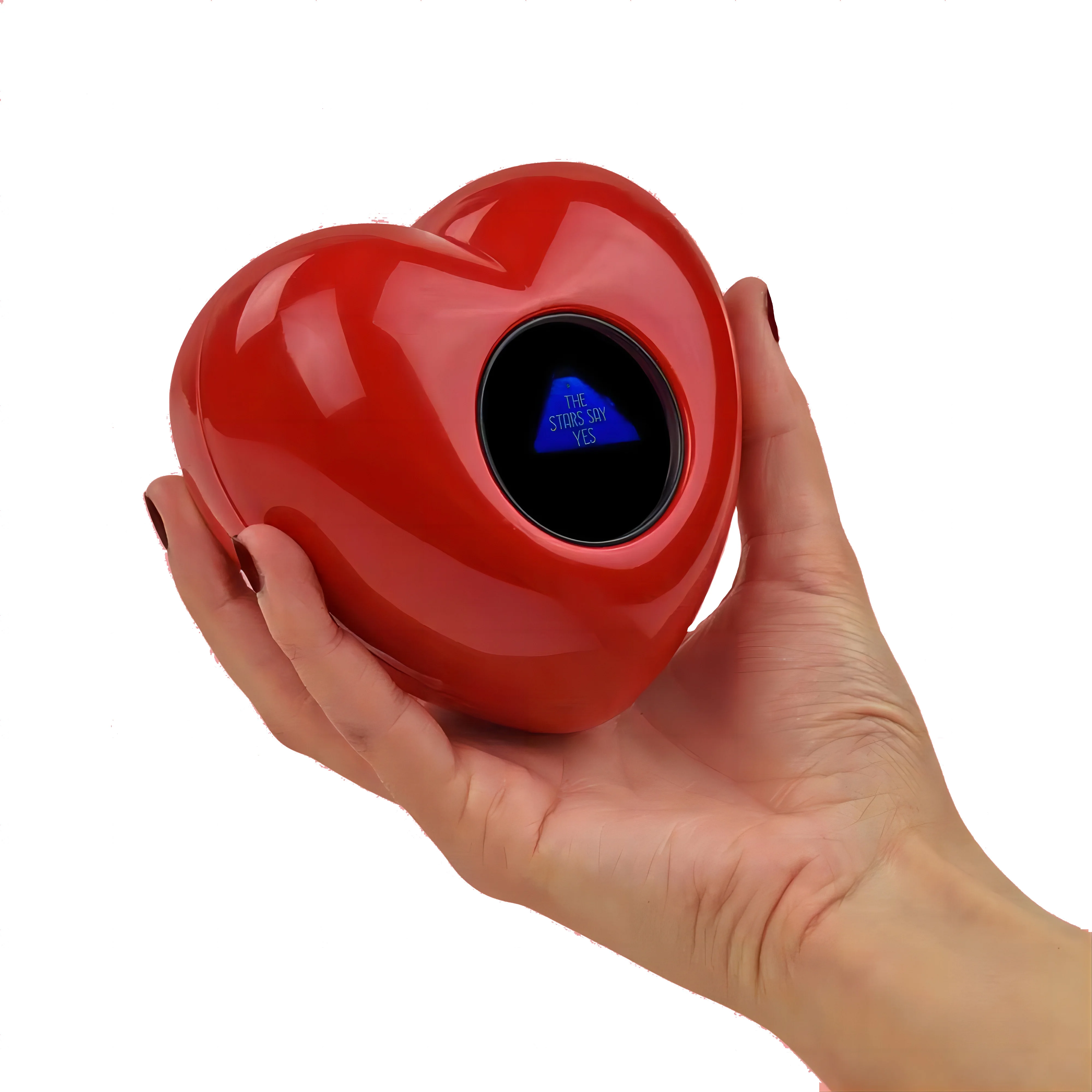 Novelty Heart Magic 8 Fortune Ball Plastic Mystic Infinity Answers Decision Ball Gadget Gifts for Mystical Predictions