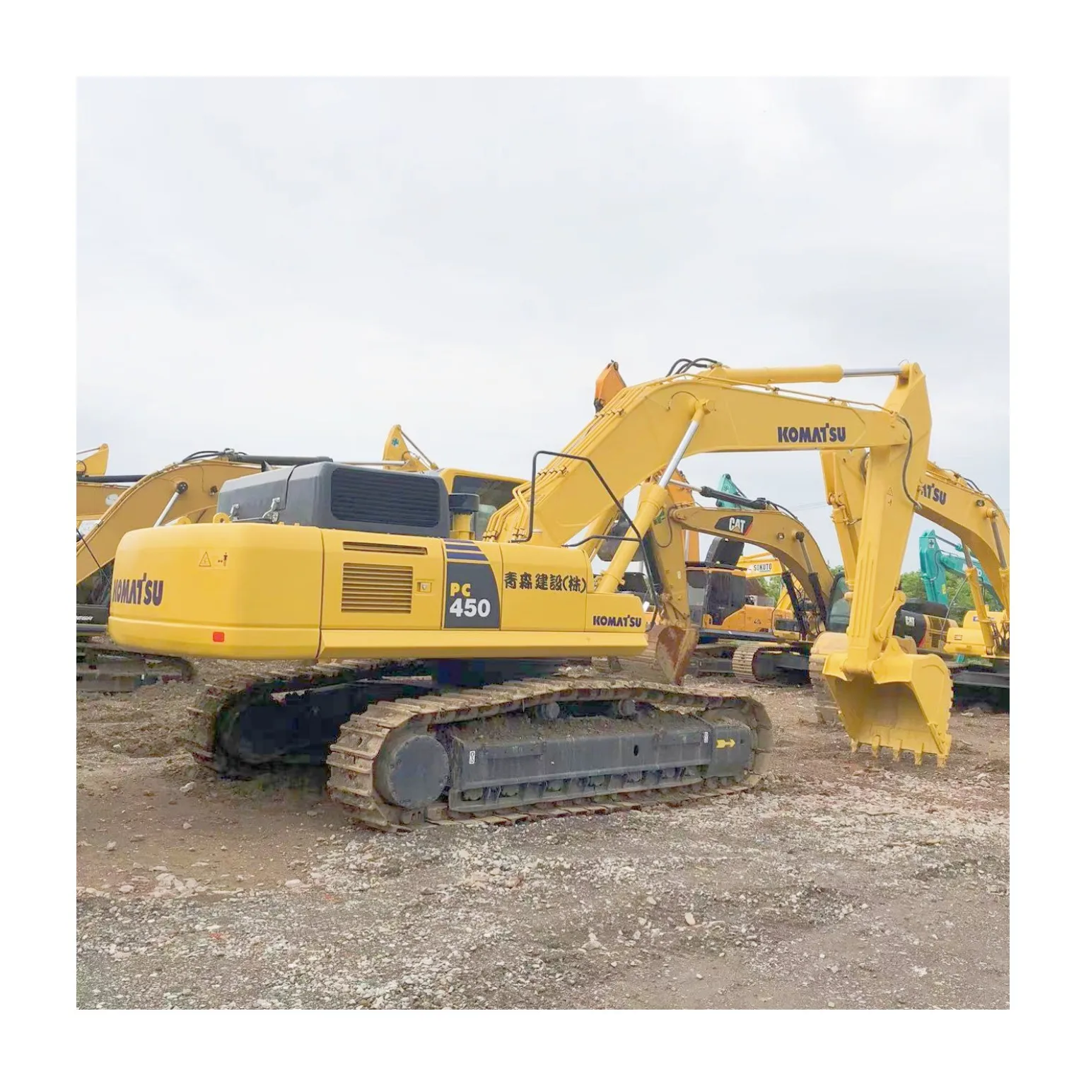 Best sell in CN 2018 production few working hours on sale used Komatsu pc450 excavator