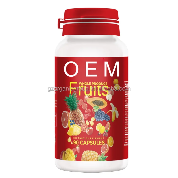 2024 OEM Hot sell Balance Of Nature Fruits And Veggies Supplement 90 Capsules Whole Food Supplement For Women Men and Kids
