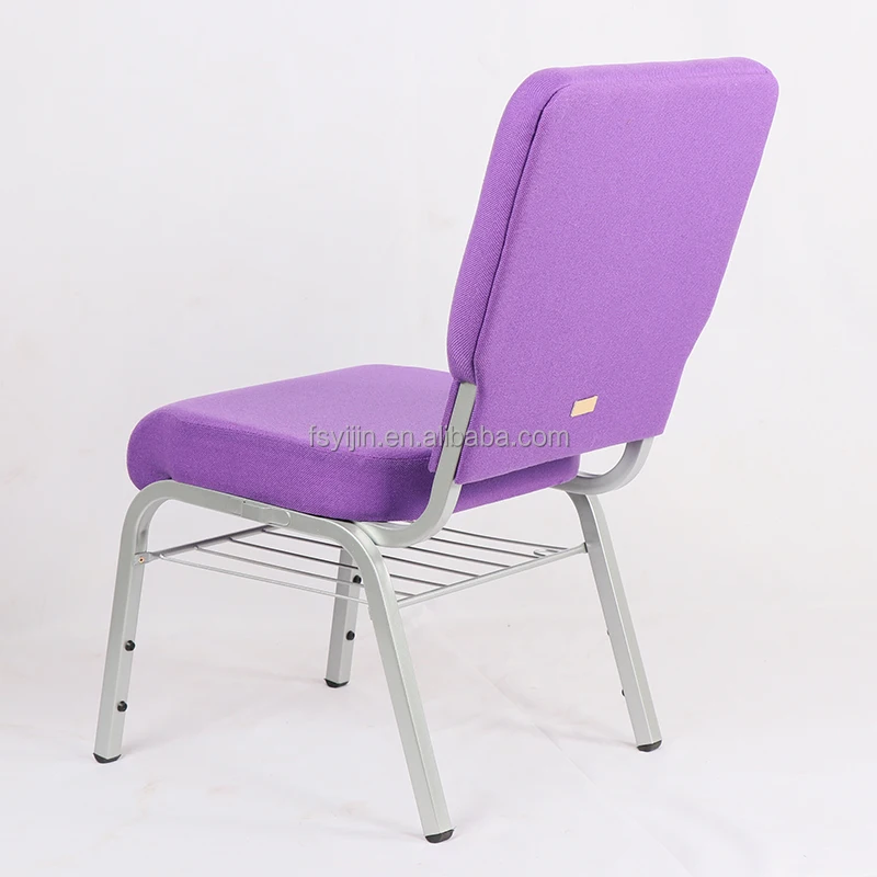 Cheap stackable  church chairs Fabric Upholstered pulpit chairs for church