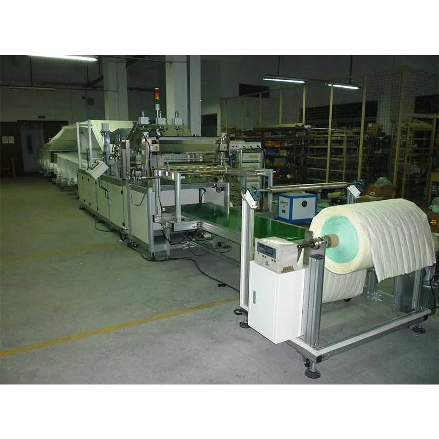 30pcs/min 800MM width high efficient air filter bag making machine packet filter bag making machine for non-woven packet filter