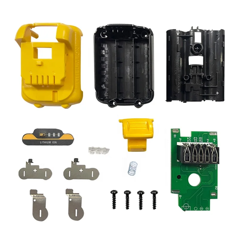 2023 Newest Cordless Tool Li-ion Battery Case Replacement for Dewalt 12v Battery Case PCB with BMS LED Indicator DCB120 DCB121
