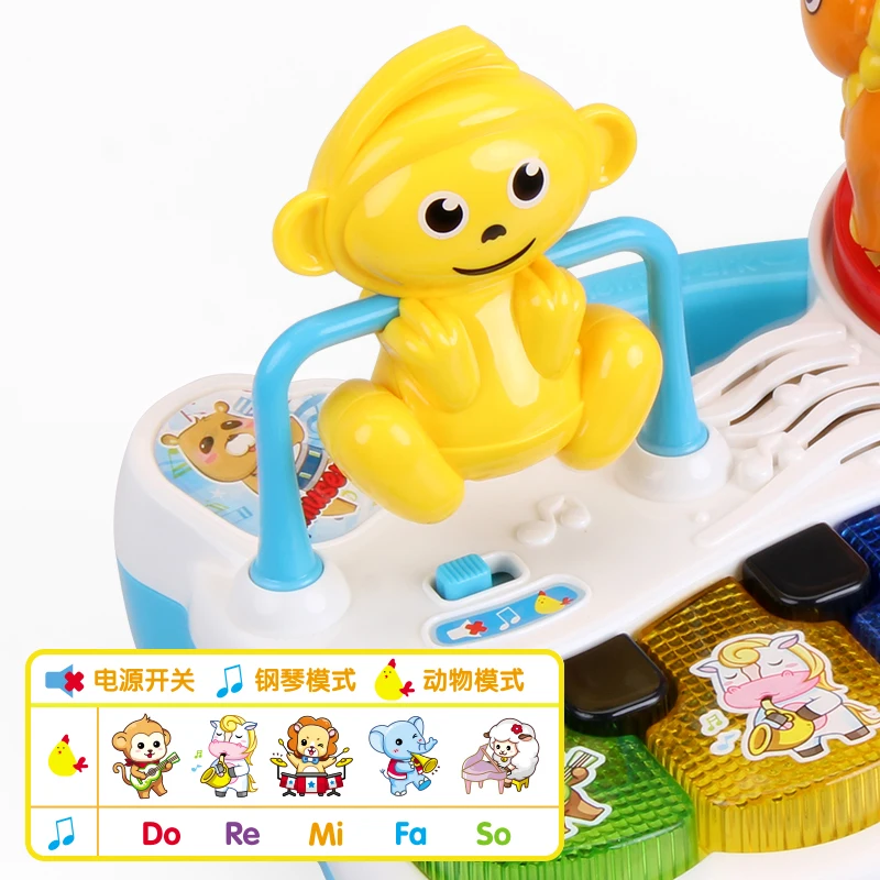 FiveStar Piano Toy Light Up Music Baby Toys for Early Learning Educational Keyboard Infant Gift for Boys Girls Kids