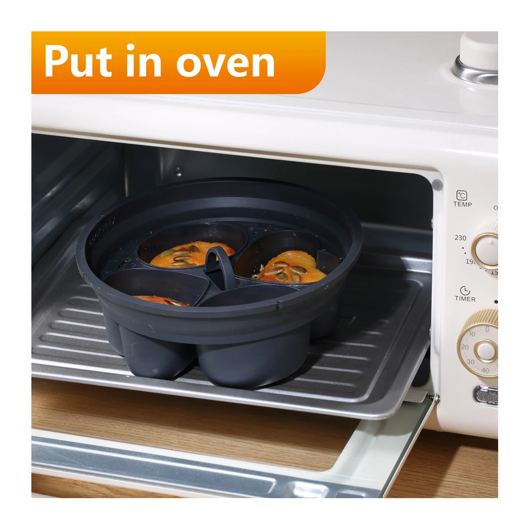 Foldable Silicone Egg Poachers BPA Free Egg Mold Egg Boiler Molds For Thermomixe TM6 TM5 TM31 Accessories