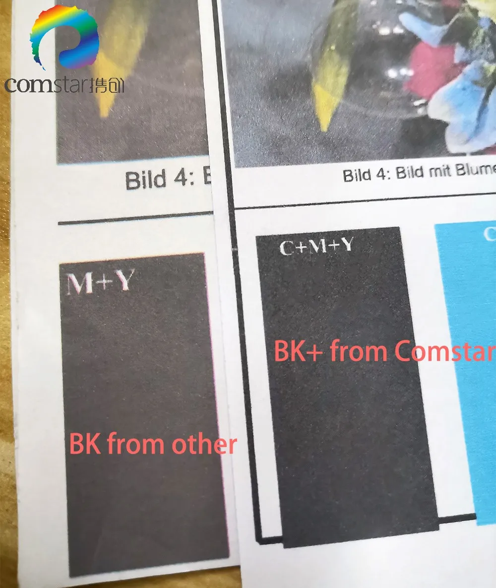 Заводская Совместимость с Comcolors EX9050 EX7050 чернила стабильного качества чипом яркие цвета высокое качество картридж пигментными