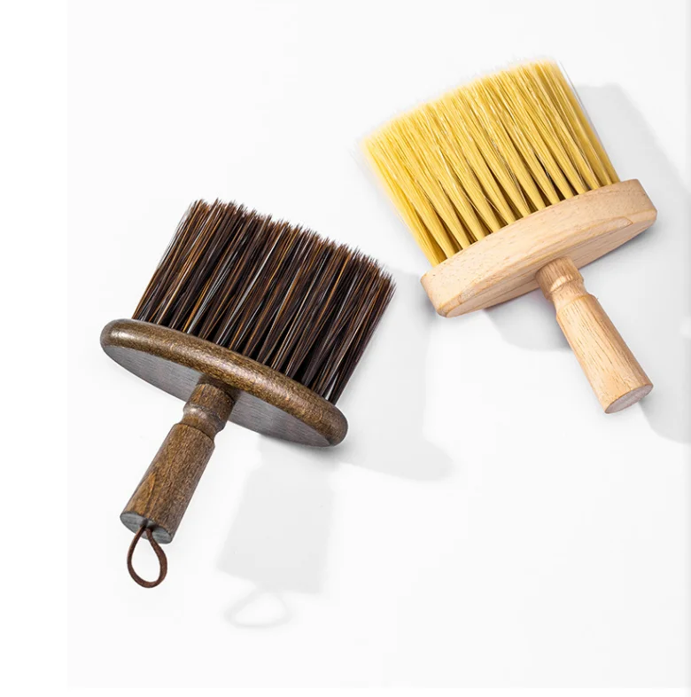 Coffee Machine Brush Coffee Accessories Cleaning Brush Barista Brush for Coffee Grinder and Espresso Machine  with Walnut Handle