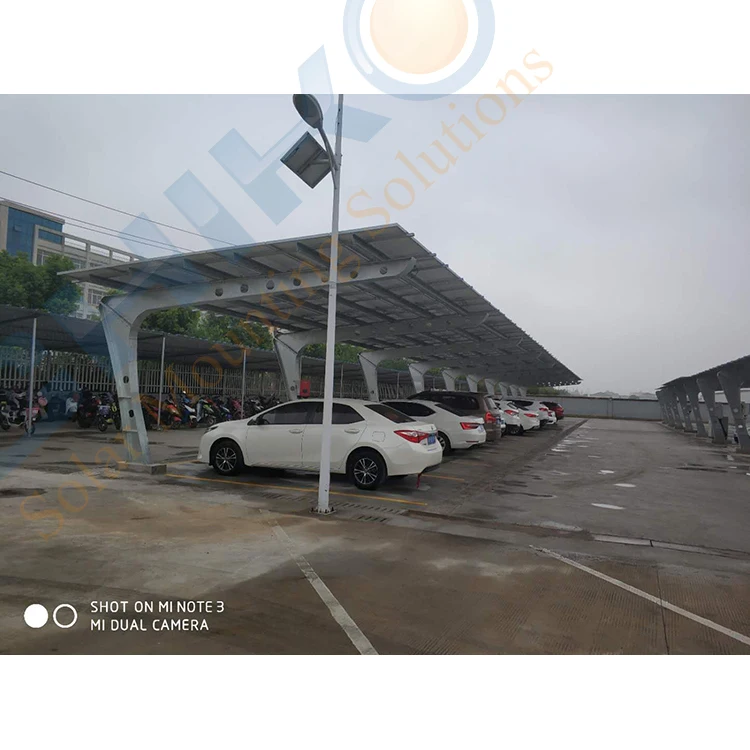 High Strength Waterproof Sufficient Stock Short Lead Time Solar PV Carport Mounting System Car Parking Mounting Structure