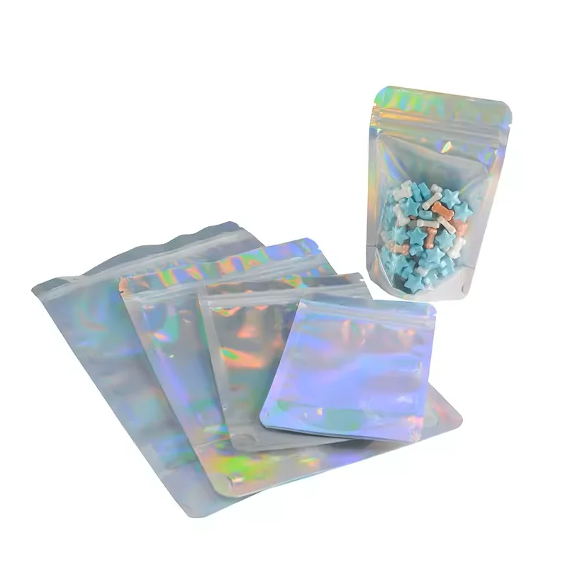 Resealable Laminated Plastic Stand Up Food Pouches Packaging Custom Laser Printed Ziplock Poly Stand Pouch Bag For Dry Fruit