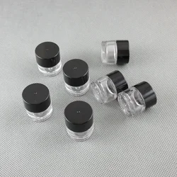 Free shipping MOQ 500pcs TM-ES6194  2g tester plastic bottle mini cosmetic tester jar nail art glitter cream jar