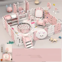 Kindergarten Use Indoor Plastic Multifunctional Foldable Playpen For Baby