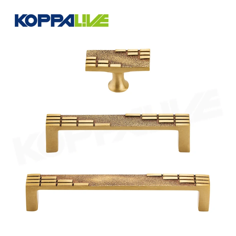 Koppalive Black Antique Brass Cabinet Handles Door Pull Drawer Knobs Handles Gold Dresser Pulls Kitchen Cupboard Handle 128mm