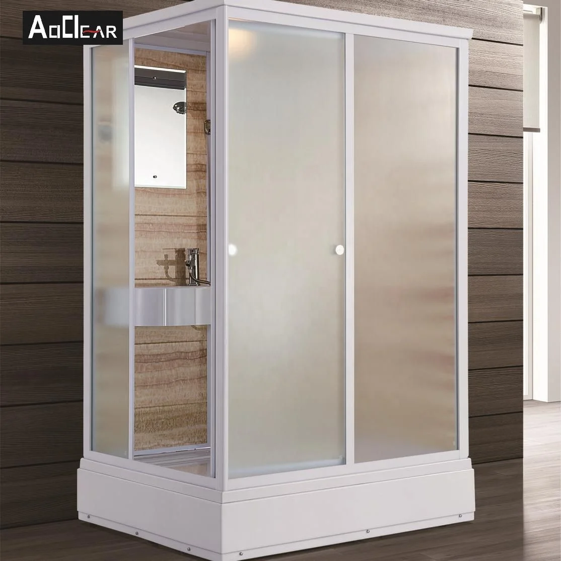 Aokeliya portable all in one shower toilet unit prefab room with pod modular bathroom