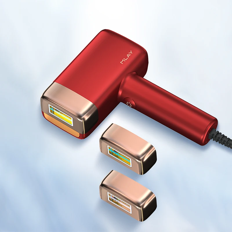 Fast 0.5s Luminous MLAY T14 Ice Laser Hair Removal Machine IPL Type for Home Portable Permanent Nano Glass Hair Removal Device