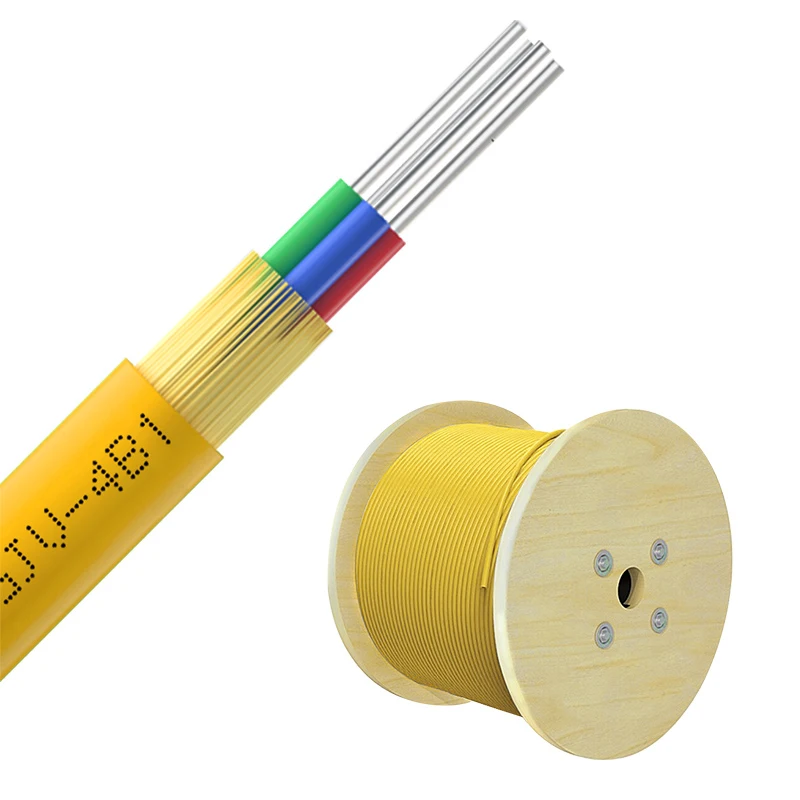 Внутренний SM ММ комплект мягкий оптический кабель гигабитная передача волоконно-оптический кабель в рулоне