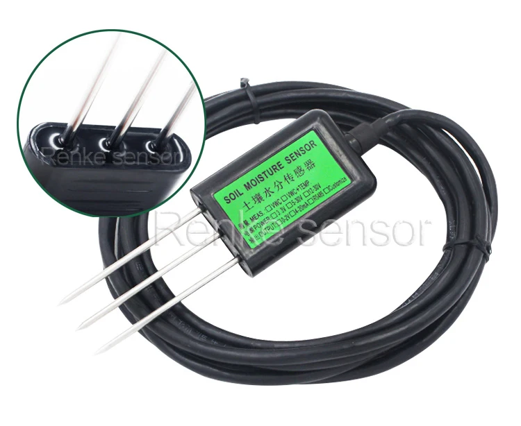 Промышленный датчик влажности rs485 4-20ma 0 5v 0 10v iot датчик влажности почвы ec