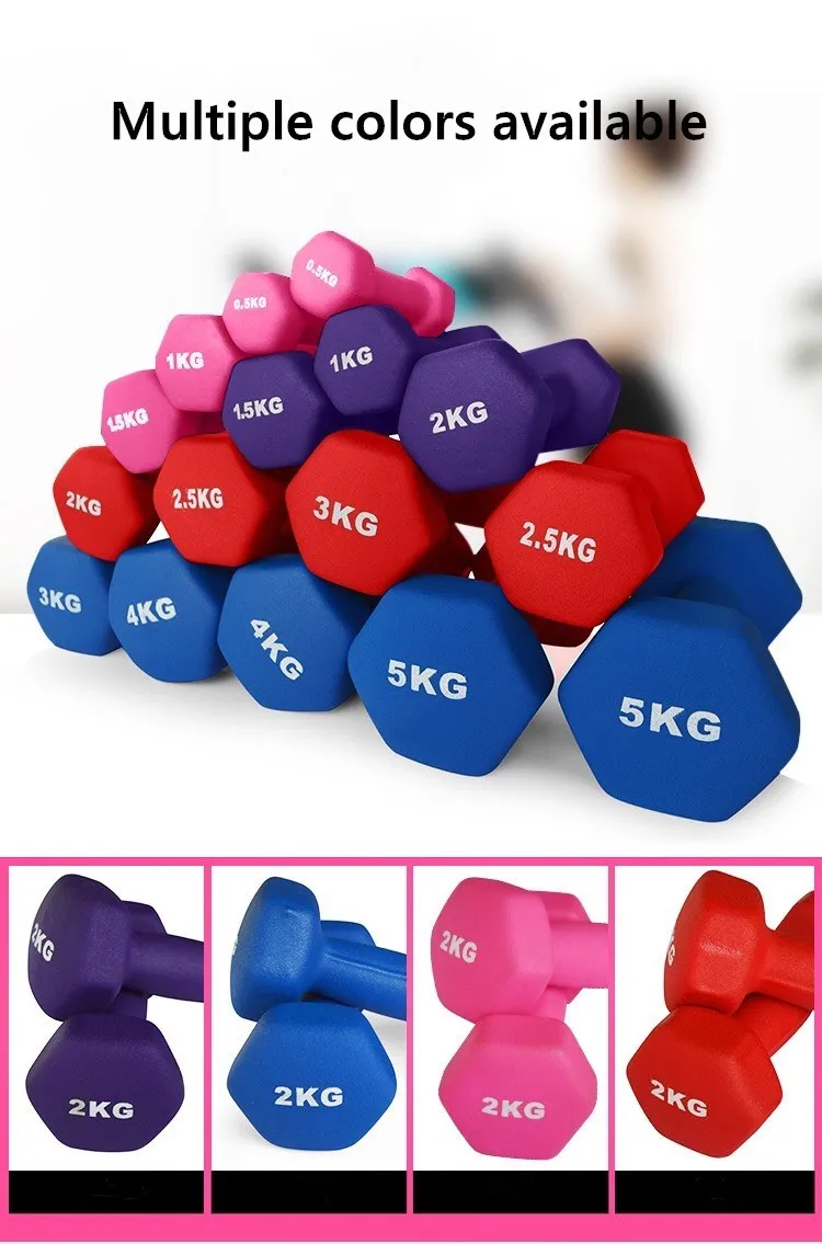 OLLAS Buy Online Gym Workout Sports Training Fitness Equipment Hex Weight Set Dumbbells