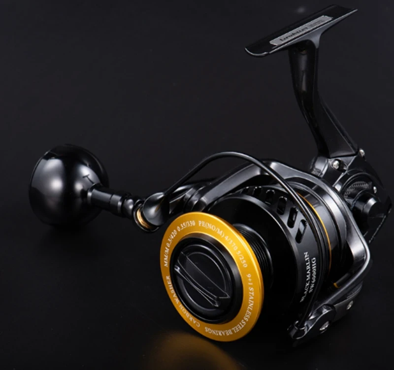 9+1 BB 35 kg Max Drag All Metal Spinning SW4000XG/5000XG/6000HG/10000HG Popper Fishing Reel