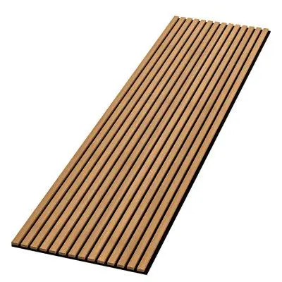 oak wood surface polyester fiber acoustic wall panel soundproof acoustic slat wood panels
