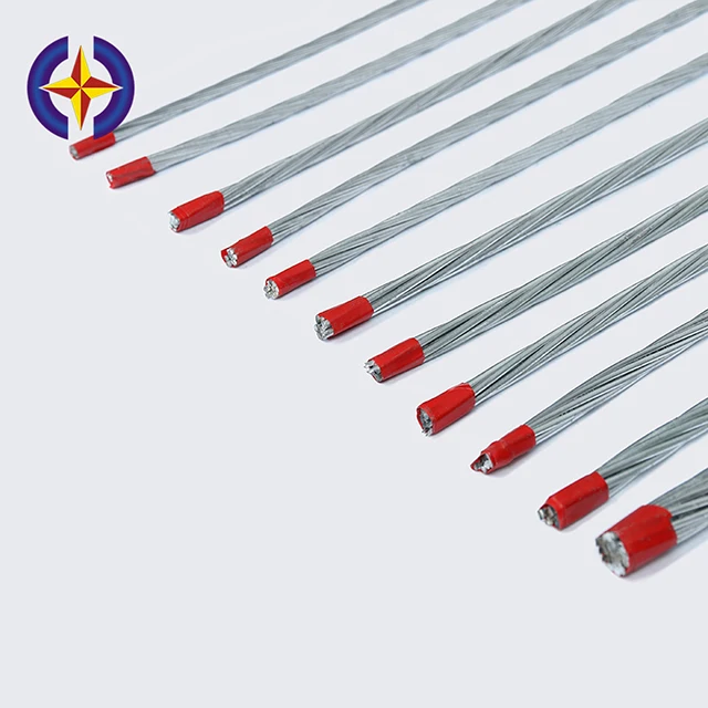 High Tensile Strength Galvanized Steel Wire Packed on Reel Used for ACSR Conductor