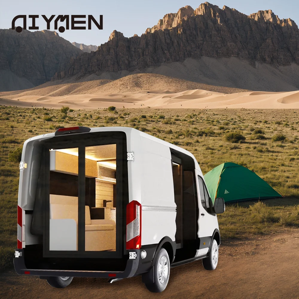 Pick Up Truck Camper Van Conversion Custom Capsule Units Cabinet Luxury Camper Van Box for Sale with Built-in Bathroom