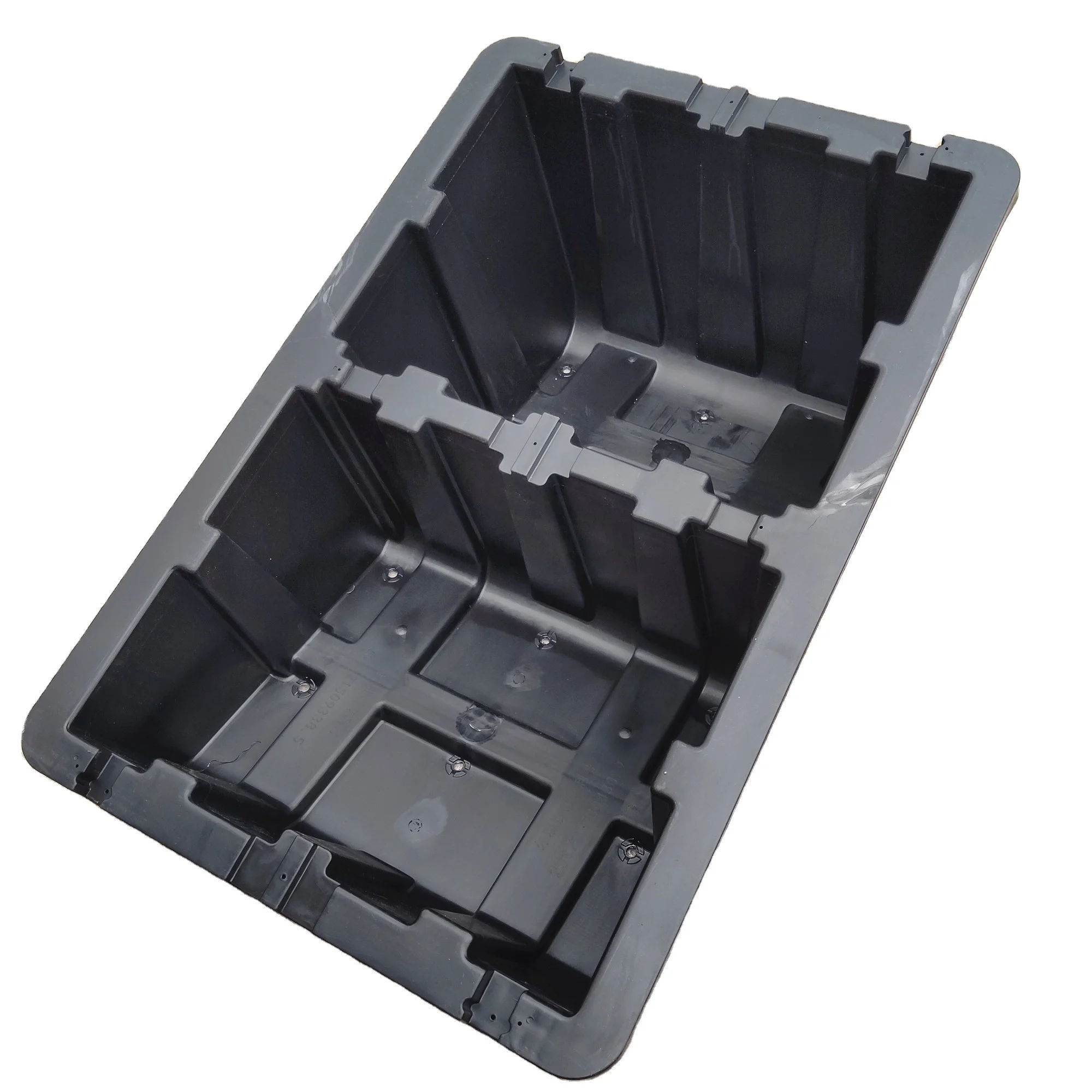 Простая установка пластиковый плоский балласт для крыши HDPE крепление на солнечной батарее монтажный кронштейн панели солнечных батарей плоская крыша черный