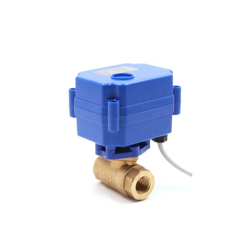 TOYI MO 1/2  Electric water Valve  2-way Mini Electric Motorized stainless steel Ball Valve agricultural irrigation valve