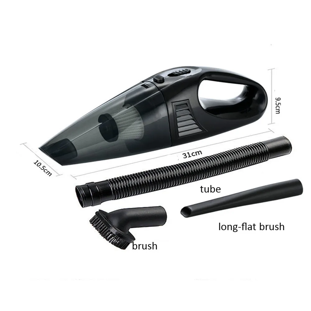 Car Wash Cleaning Kit - High Power Portable Car Vacuum Cleaner, Car Interior and Exterior Detailing Set with Cleaning Gel