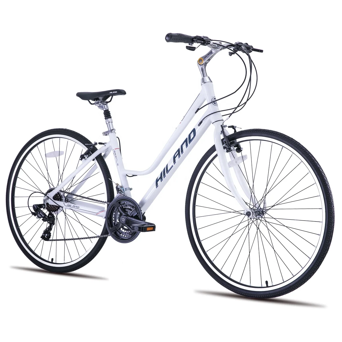 JOYKIE China Manufacturer 700C 21 Speed Aluminium Women Street Bicycle Ladies Cruiser City Bike