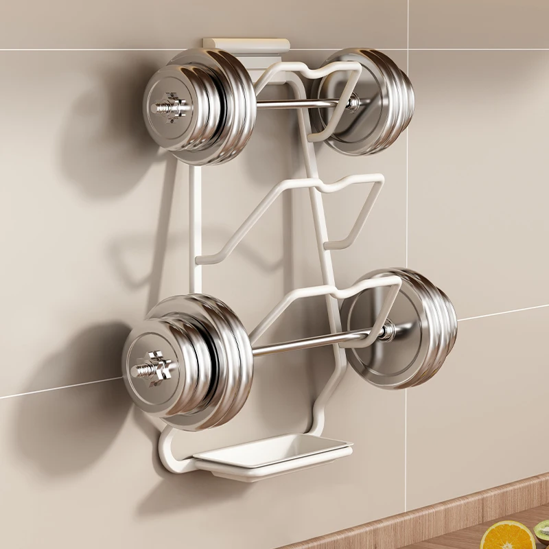 Wall Mounted Self Adhesive Kitchen Organizer Box Convenient and Easy Mount Pot Lid Bearing Rack