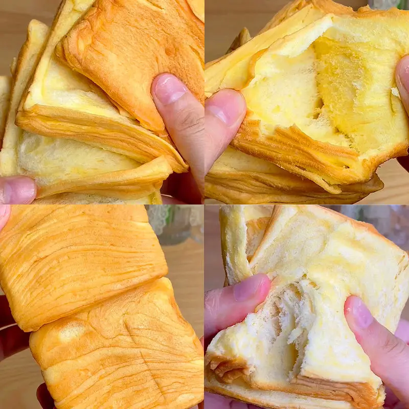 ready to eat soup processing youchen adjusted fresh wheat bread egg squishy milk bread chinese bread