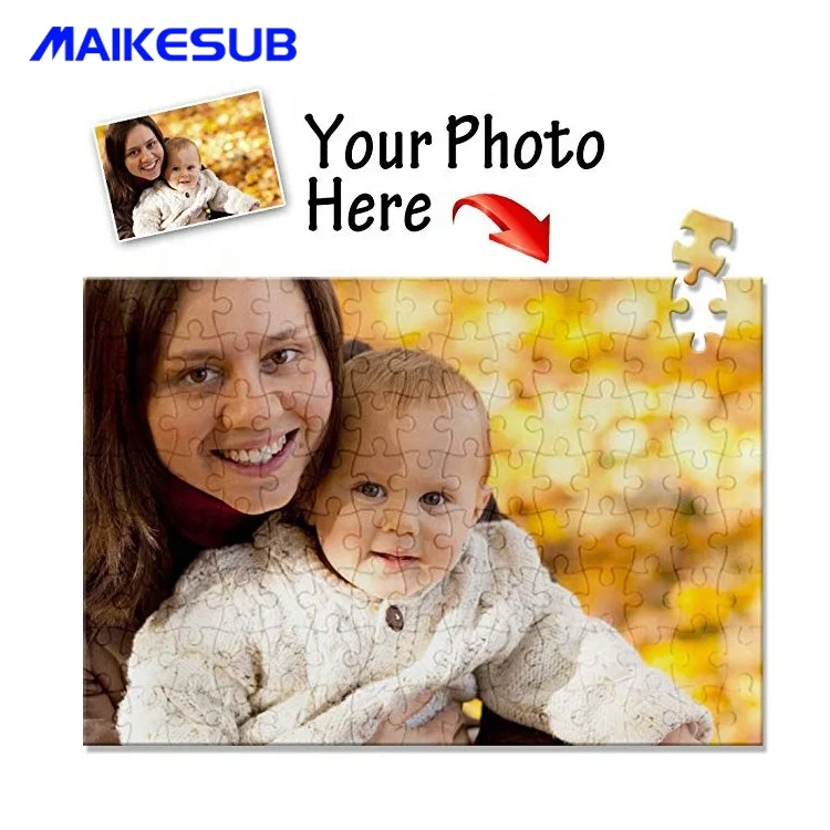 A4 205*297mm sublimation jigsaw paper puzzle for hot selling