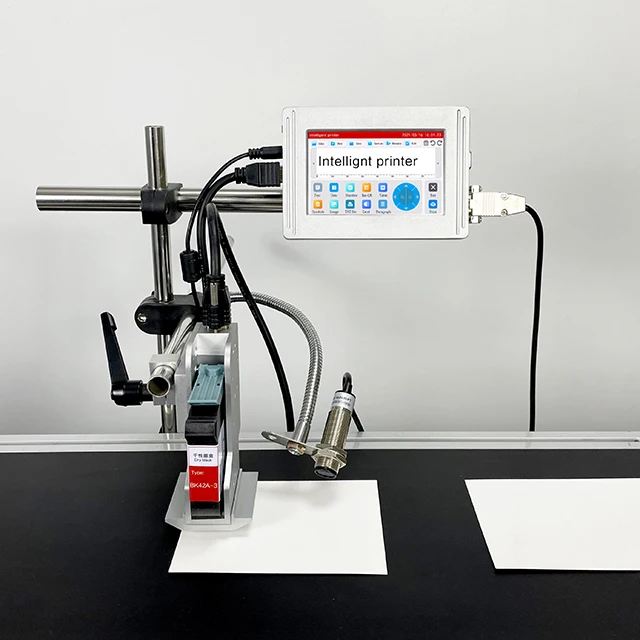 Online Tij Thermal Inkjet Printer QR Expiry Date Coding Printing Machine Batch Inkjet Coding Printer