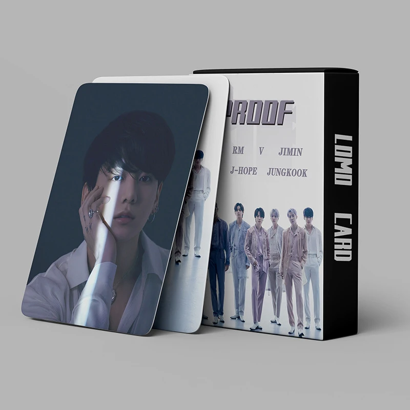 KPOP Bangtan Boys новые альбомные фотооткрытки 55 шт./компл. коробки ломо-открытки Jungkook Jimin Suga Jin открытка для поклонников