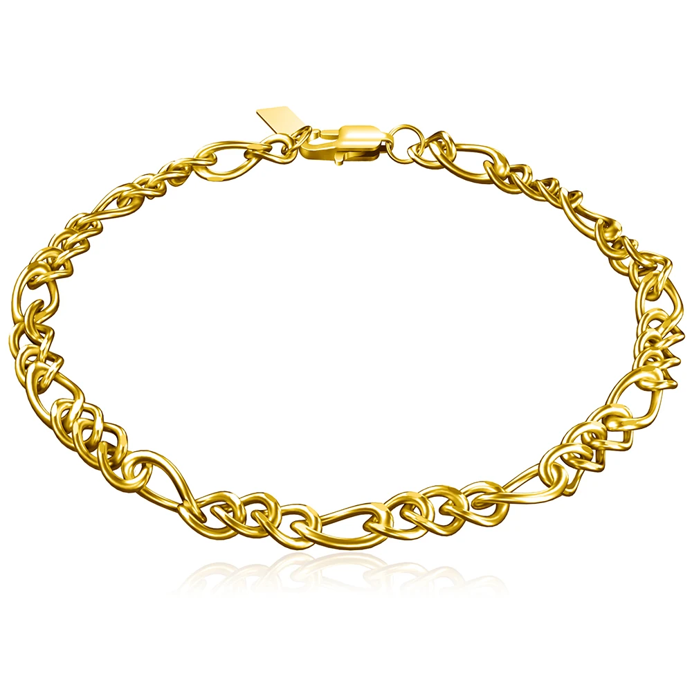 100% New Hypoallergenic Pure Titanium Chain for Bracelet and Accept Customization Top Titanium Chain