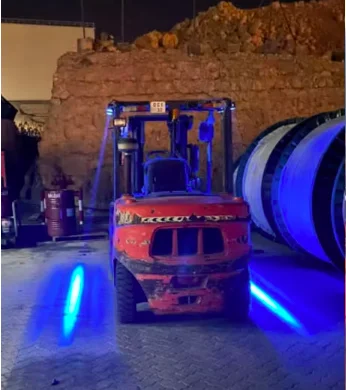 General Lift Trucks IP67 Waterproof Red Blue LED Line Beam Caution Light Stripe Lamp For Factory Safety