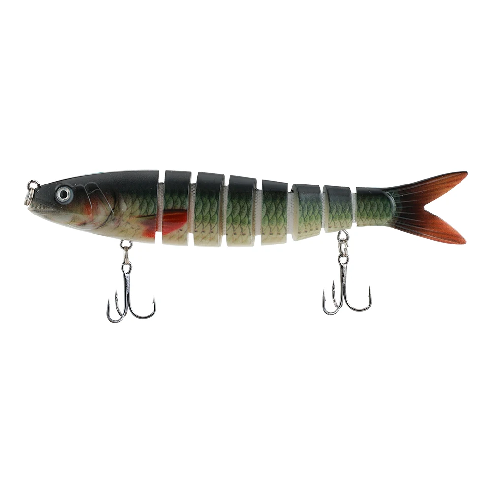 wholesale hard bait vib 135mm/20g section fish lures sinking vib8-Segment Multi Jointed Fishing Hard Lure