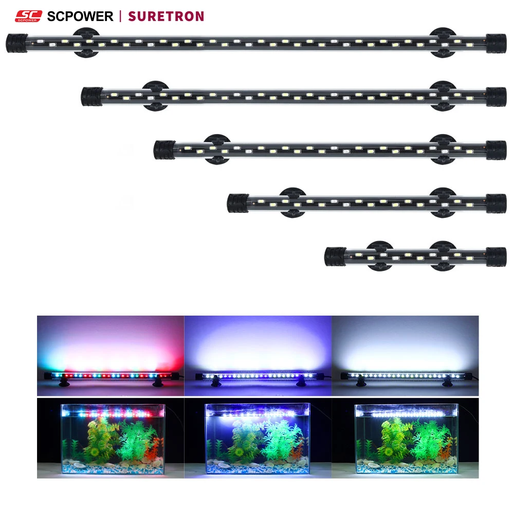 SCPOWER accessories stand hanging submersible lamp led rgb full spectrum aquarium light for coral live plant fish tank