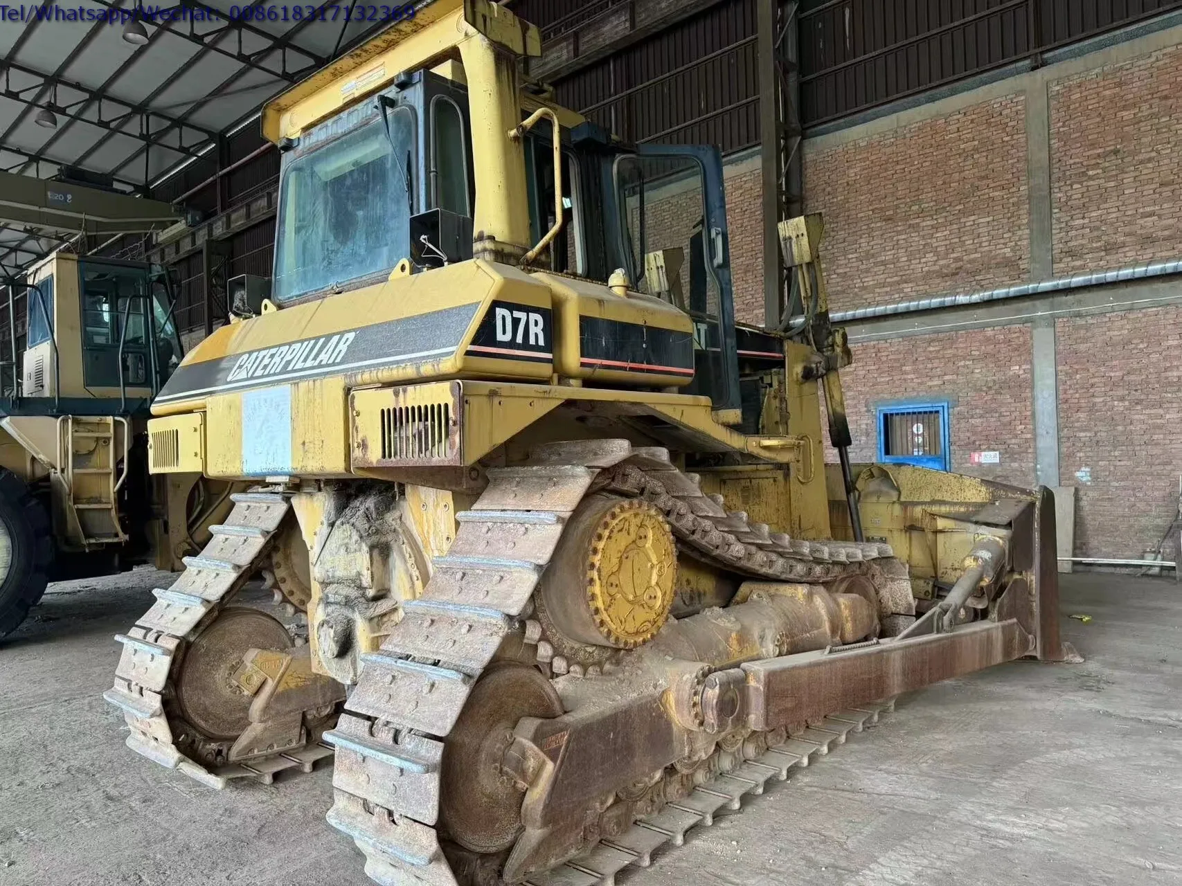 Original Paint Used Cat D7R Bulldozer Japan Made Caterpillar D6D D6R D7G D7R Crawler Bulldozer with Rippers
