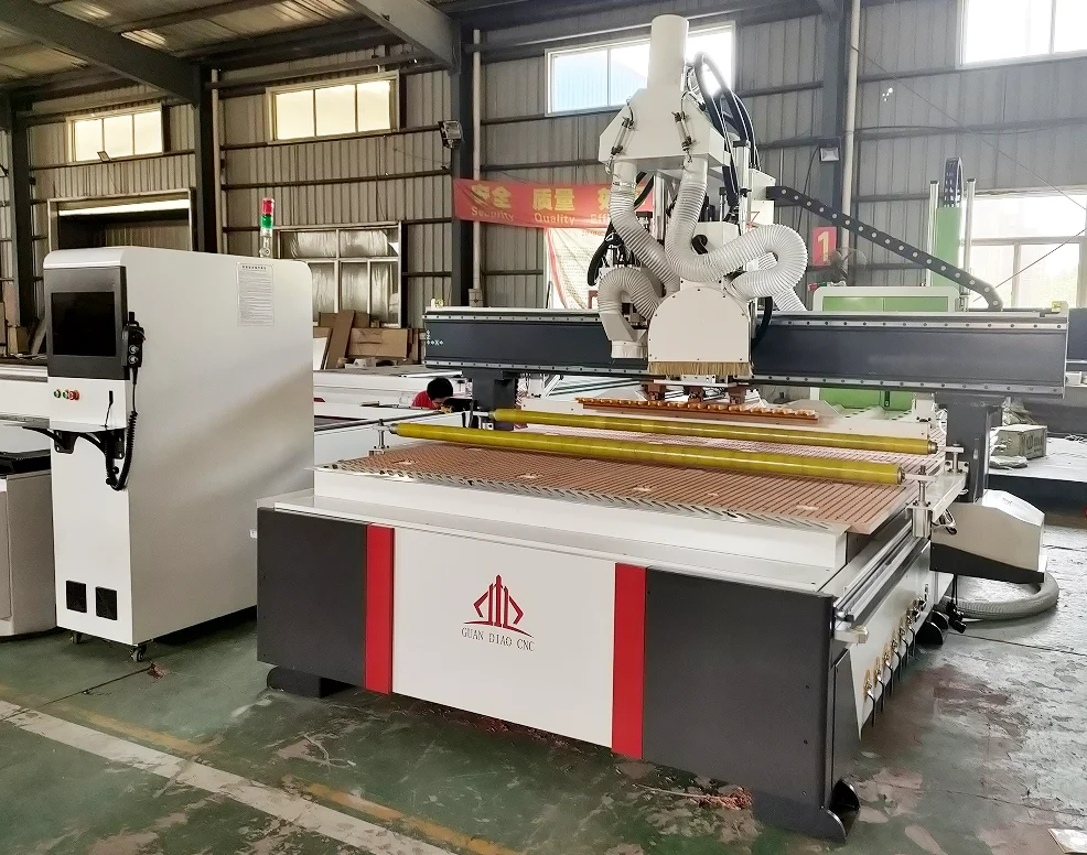 2030 2040 2140 Woodworking Machinery 3D Wood Engraving Cutting Auto Tools Change 9kw ATC Wood CNC Router Machine with Saw Blade