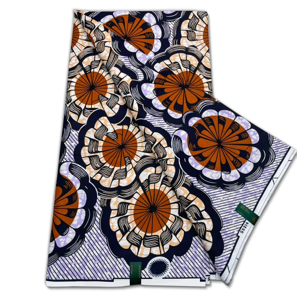 Fashion African Wax Holland Printed loincloth Fabric 6 Yards For Dutch Loincloth (1600623996380)