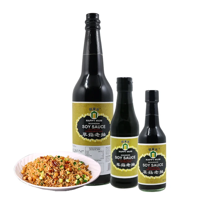Китай лучшая цена без ГМО Халяль превосходный жидкий гриб темный соевый