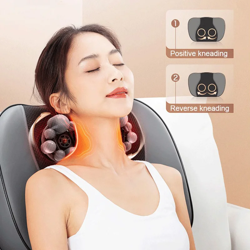 Fuan Meiyang high quality hot sale handheld massager shoulder shiatsu neck massager car home massage pillow with heating
