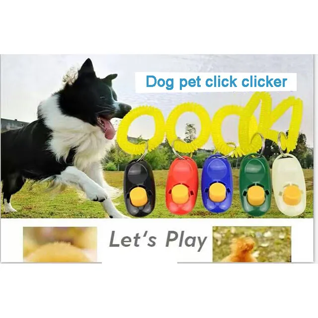 Товары для домашних животных тренировочные собаки Clicker Дрессировка