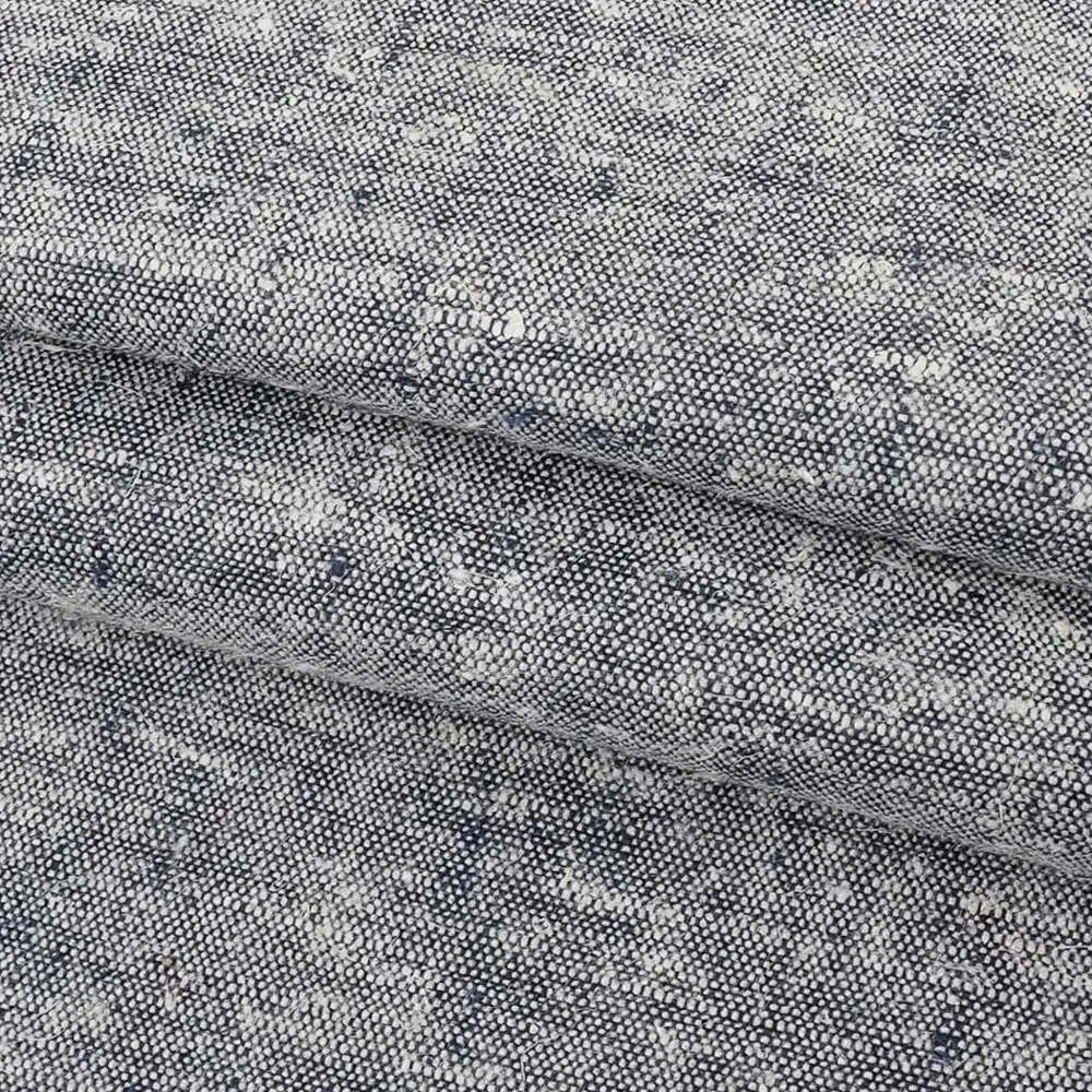 (HL74B294A)Hemp Lyocell Stretched Yarn Deyd Light Weight Sustainable Eco Friendly Hemp Shirt Fabric